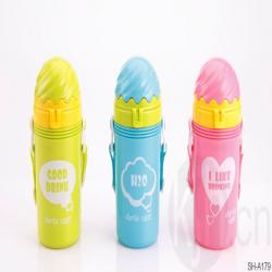 樂彩小號(hào)雪糕兒童水壺