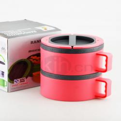 雙層帶手柄不銹鋼內膽