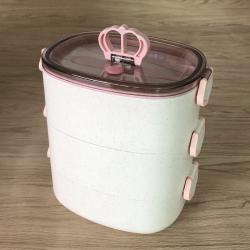 樂(lè)竹便當(dāng)盒三層(竹纖