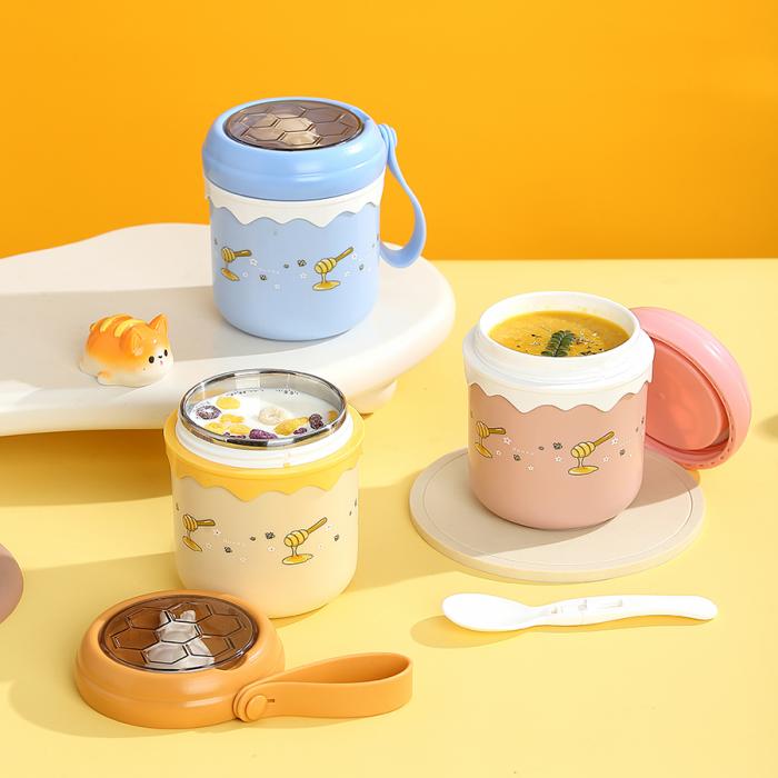 可愛/多彩蜜罐湯杯