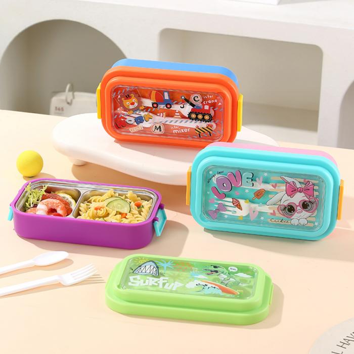 星樂(lè)卡通便當(dāng)盒PP款750ml/不銹鋼款500ml